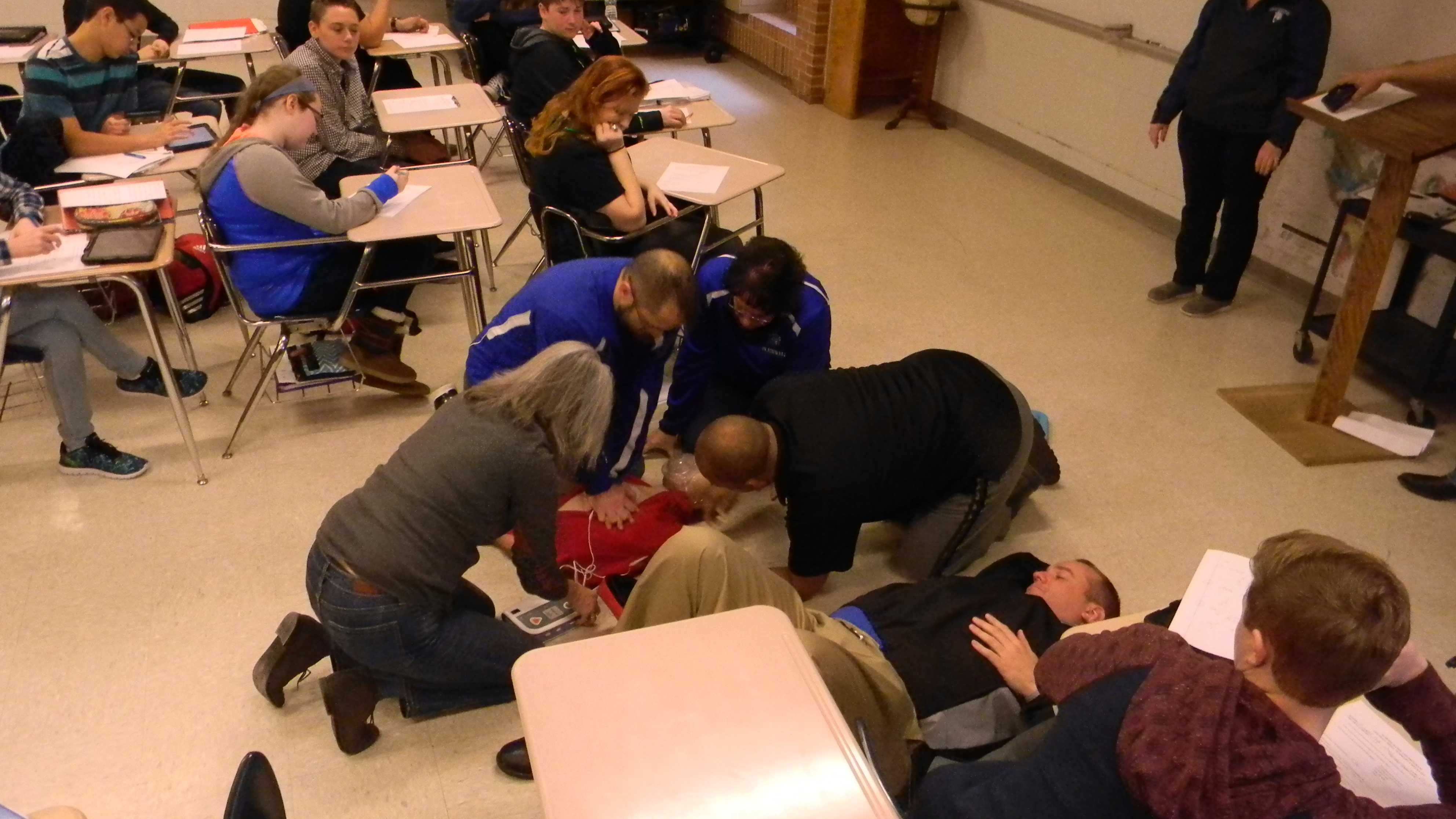 Medical Safety Team Shows Their Skills